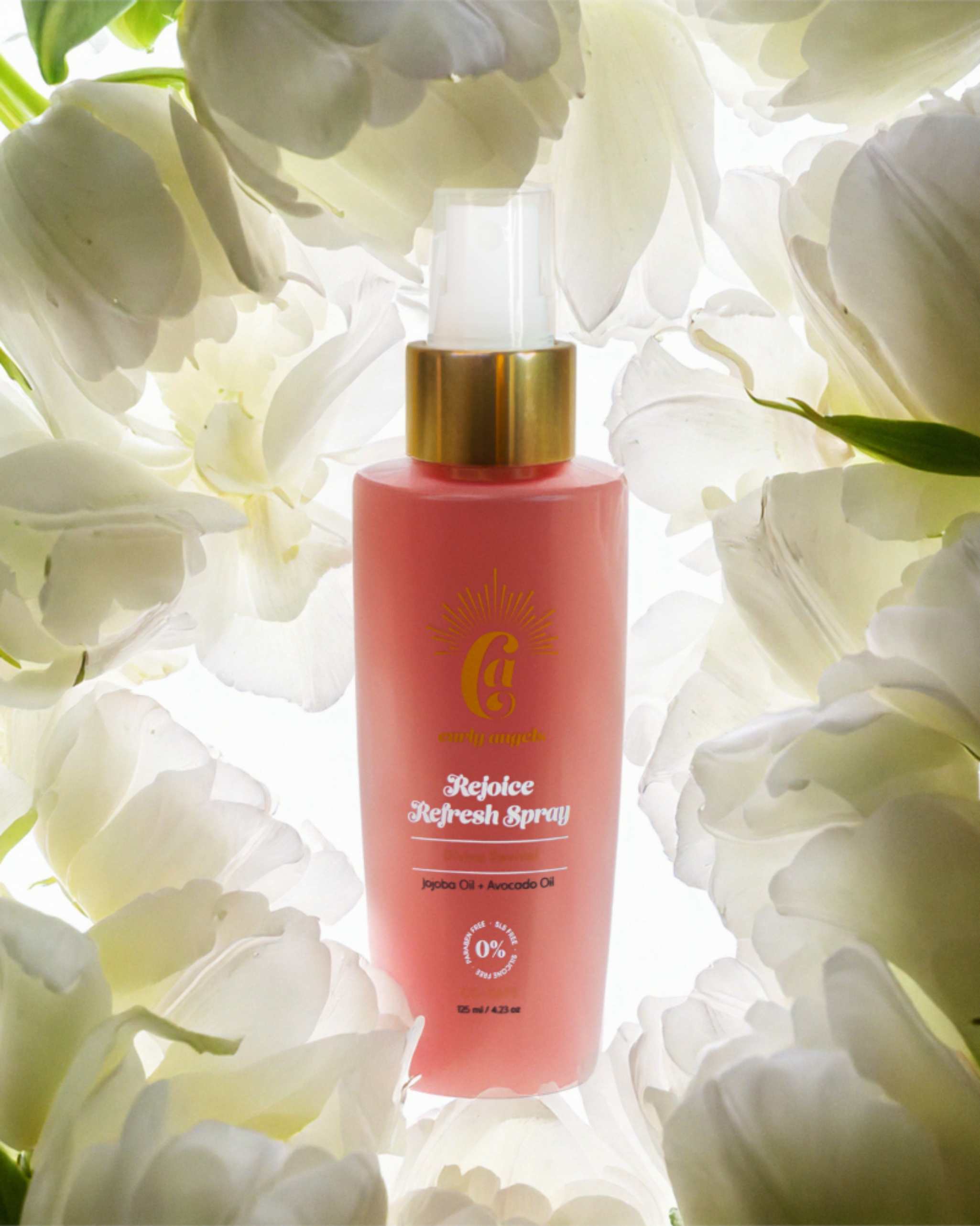 Curly Angels Rejoice Refresh spray 250ml  against tulips